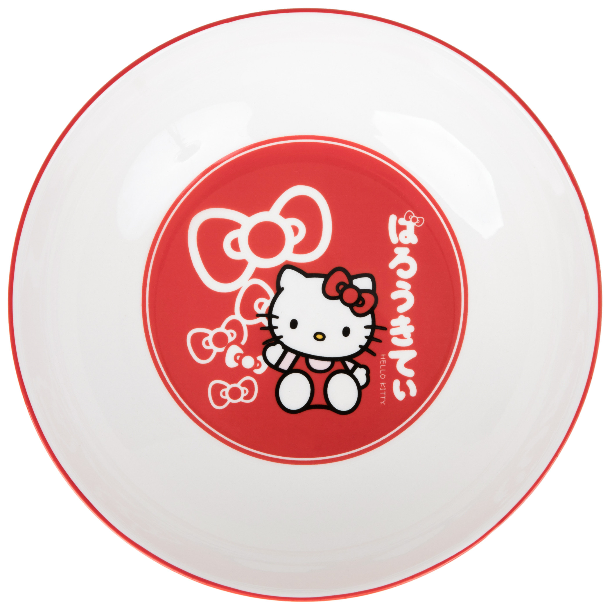 Hello Kitty Hiragana Ceramic 9" Dinner Bowl